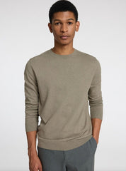 Maglioncino Crew Neck SELECTED 16074682 - Vetivier/Melange