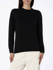 SAINT BARTH Sorbonne Half Neck Sweater 00038G - Black