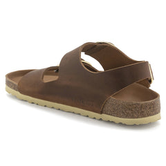 Ciabatta Birkenstock 1024067 Milano Big Buckle Cognac