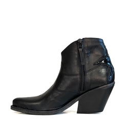 Texano basso KEEP-ORIGINALS 30600 Calif Stella vernice - Nero