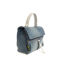 Borsa REBELLE CHLOE -  Denim/White