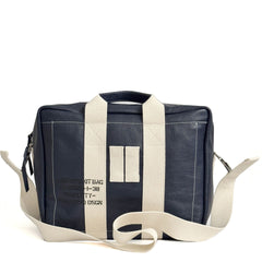 Borsa MANIKOMIO AN6505-1- 38 LEATHER - NAVY BLUE