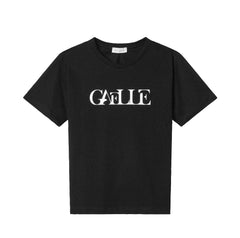 GAELLE PARIS GAABW01201 Logo Crew Neck T-Shirt - Black