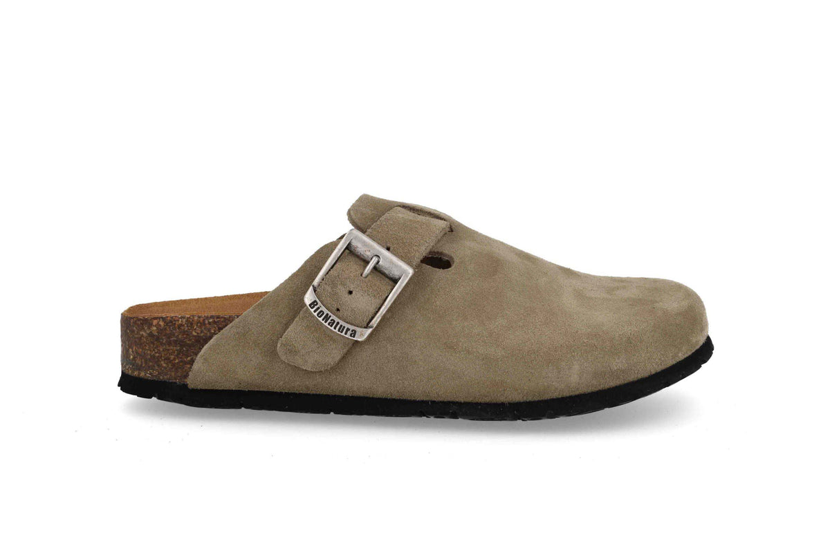 BIO NATURA 11 Vegas RX Vibram Suede Slipper - Taupe