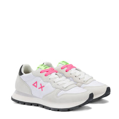 Sneaker SUN 68 ALLY SOLID NYLON - Bianco/Fucsia