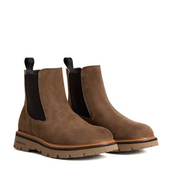 Stivaletto WOOLRICH CITY CHELSEA CAMOSCIO TAUPE