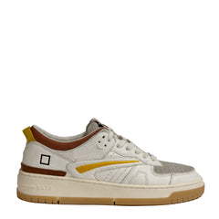 Sneaker  D.A.T.E. TORNEO NATURAL WHITE-CUOIO