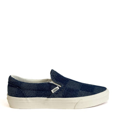 Sneaker VANS Classic Slip-On Denim Check Navy