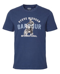 T-shirt BARBOUR SPEEDWAY TEE MTS1251NY55 - WASHED COBALT