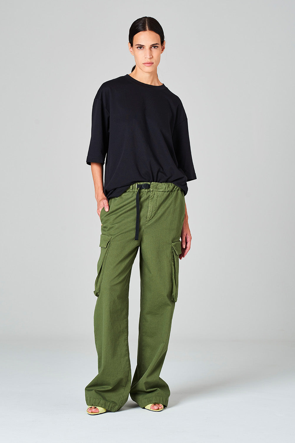 WHITE SAND KARGO 24SD15TAS16 227 Long Trousers - Green