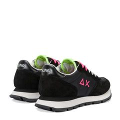 Sneaker SUN 68 ALLY SOLID NYLON - Nero/Fucsia