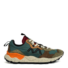 Sneaker FLOWER MOUNTAIN Lenzan Man Acid/Chestnut/Green Bottle