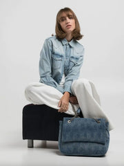 Borsa a spalla REPLAY FW3723.001.A0900 - Denim