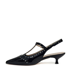 Slingback DIVINE FOLLIE P3023 Vernice Nero