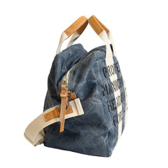 Borsa MANIKOMIO AN6505-1- TT OLONA COTTON NAVY BLUE