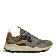 Sneaker FLOWER MOUNTAIN Yamano 3 Man Militare/Grey/Light Brown