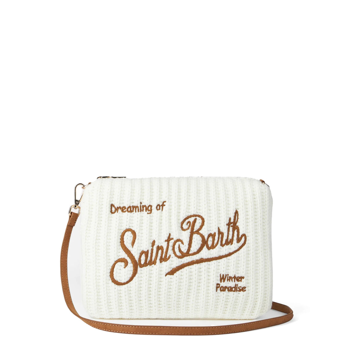 SAINT BARTH PARISIENNE shoulder clutch bag 00502G - Tricot 1019 EMB