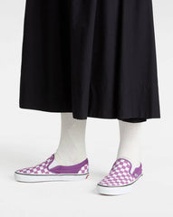 Sneaker VANS Classic Slip-On Checkerboard - Purple