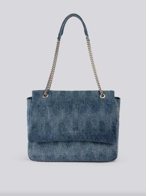 Borsa a spalla REPLAY FW3723.001.A0900 - Denim