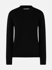 SAINT BARTH Sorbonne Half Neck Sweater 00038G - Black