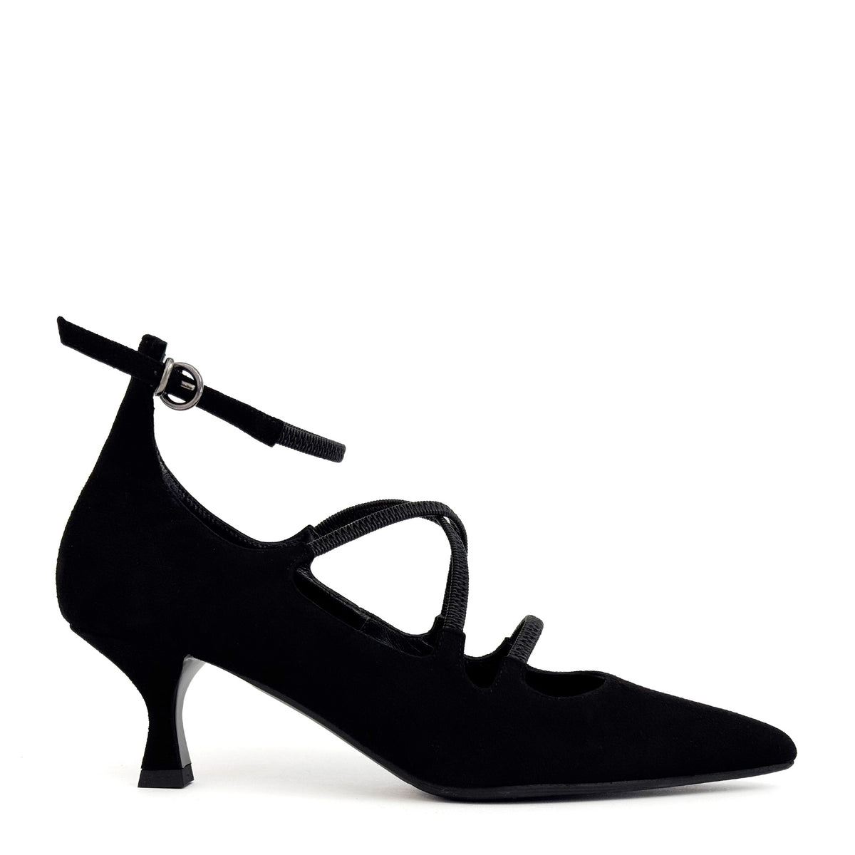 Décolleté CHIARA CARRINO 4414 - Black Suede/Black Nappa