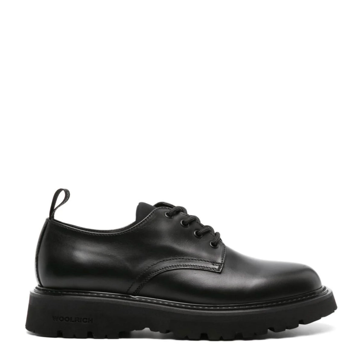 Scarpa stringata WOOLRICH NEW CITY LOW CALF NERO