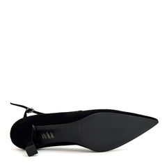 Décolleté CHIARA CARRINO 4414 - Camoscio Nero/Nappa Nero