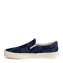 Sneaker VANS Classic Slip-On Denim Check Navy