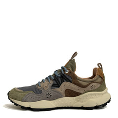 Sneaker FLOWER MOUNTAIN Yamano 3 Man Militare/Grey/Light Brown