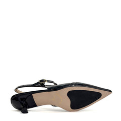 Slingback DIVINE FOLLIE P3023 Vernice Nero