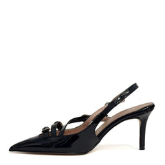 Slingback DIVINE FOLLIE 1830 Vernice Nero