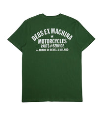 T-shirt DEUS EX MACHINA Milano Address - Hilside Green