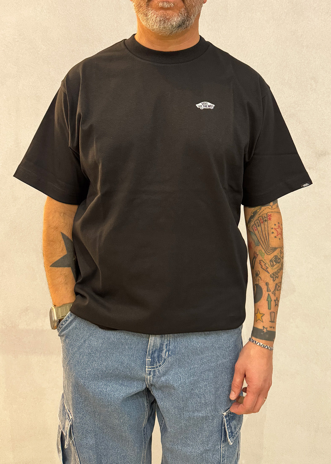 T-shirt VANS STYLE 76 II LOOSE SS - Black