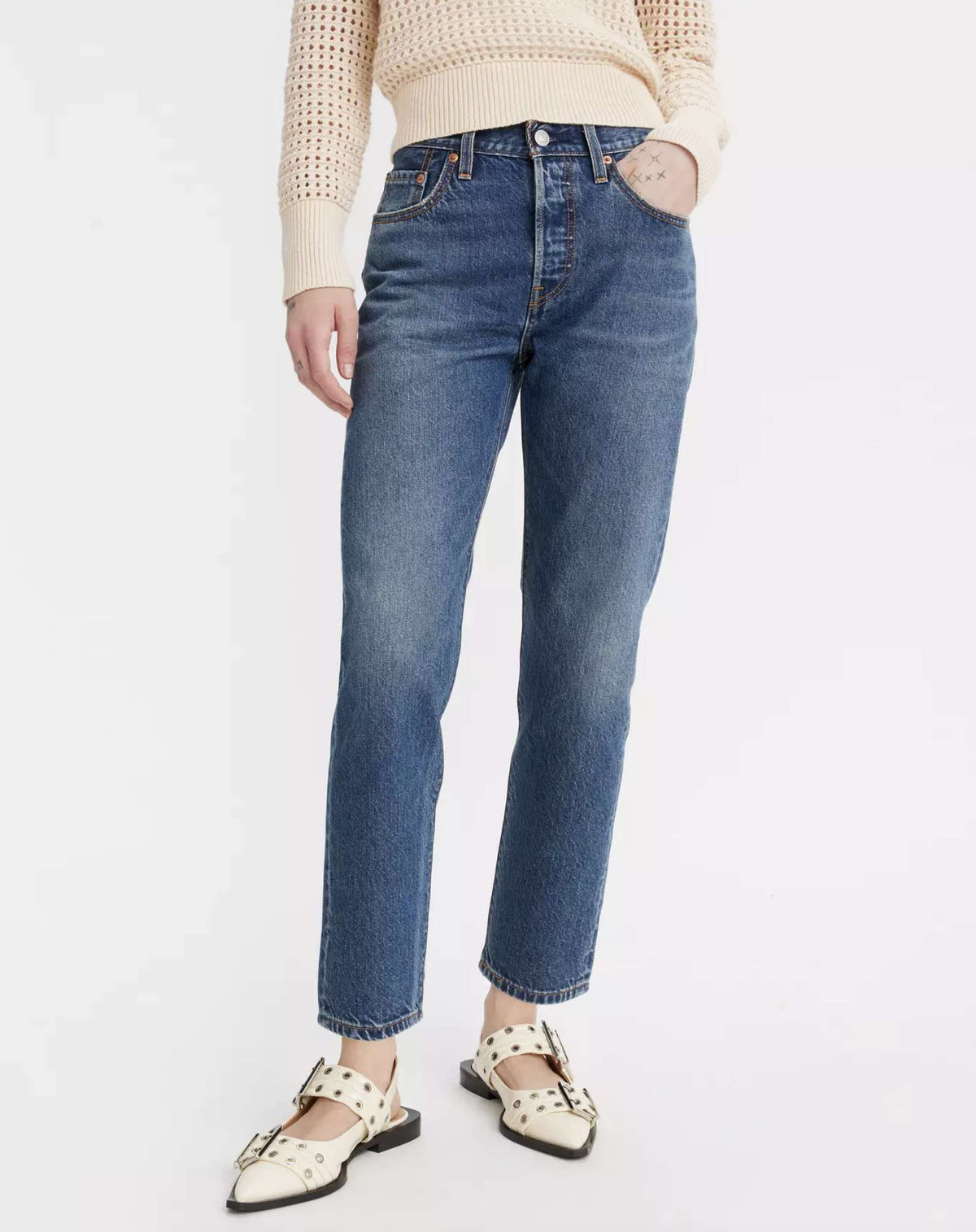 Crop Jeans 501® Original Lightweight LEVI'S A8746-0001