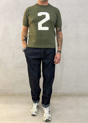 T-shirt americana RAKKI' - Verde Militare