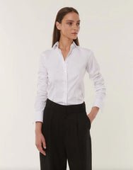 Camicia XACUS Stretch Tinta Unita - Bianco