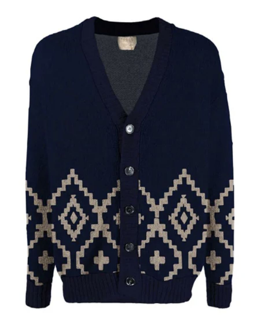 Cardigan  TOOCO Versity Kelly - Navy