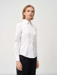 Camicia XACUS Stretch Tinta Unita - Bianco