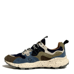 Sneaker FLOWER MOUNTAIN Yamano 3 Man Light Brown/LightBlue/Violet