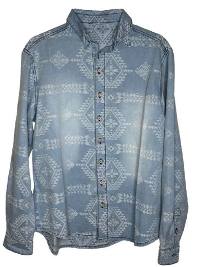 Camicia TOOCO Chambray - Denim blu