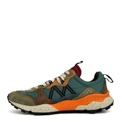 Sneaker FLOWER MOUNTAIN Lenzan Man Acid/Chestnut/Green Bottle