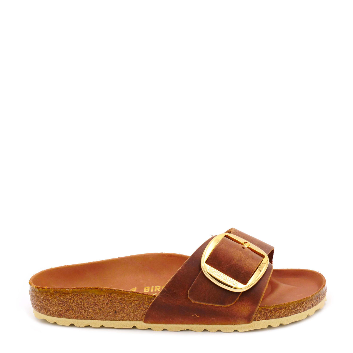 Ciabatta BIRKENSTOCK MADRID Big Buckle Oiled 1006525 - Cognac