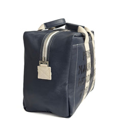 Borsa MANIKOMIO AN6505-1- 38 LEATHER - NAVY BLUE