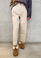 Long trousers WHITE SAND RITA 24WSD09 300 20 - Beige