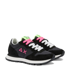 Sneaker SUN 68 ALLY SOLID NYLON - Nero/Fucsia