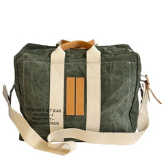 Borsa MANIKOMIO AN6505-1- ICON OLONA COTTON - GREEN BOTTLE