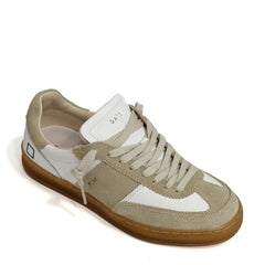 Sneaker  D.A.T.E. SPORTY CALF WHITE-BEIGE