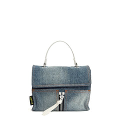 Borsa REBELLE CHLOE -  Denim/White