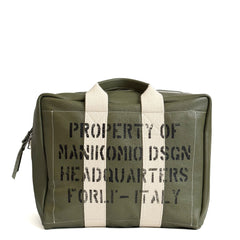 Borsa MANIKOMIO AN6505-1- 38 LEATHER - MILITARY