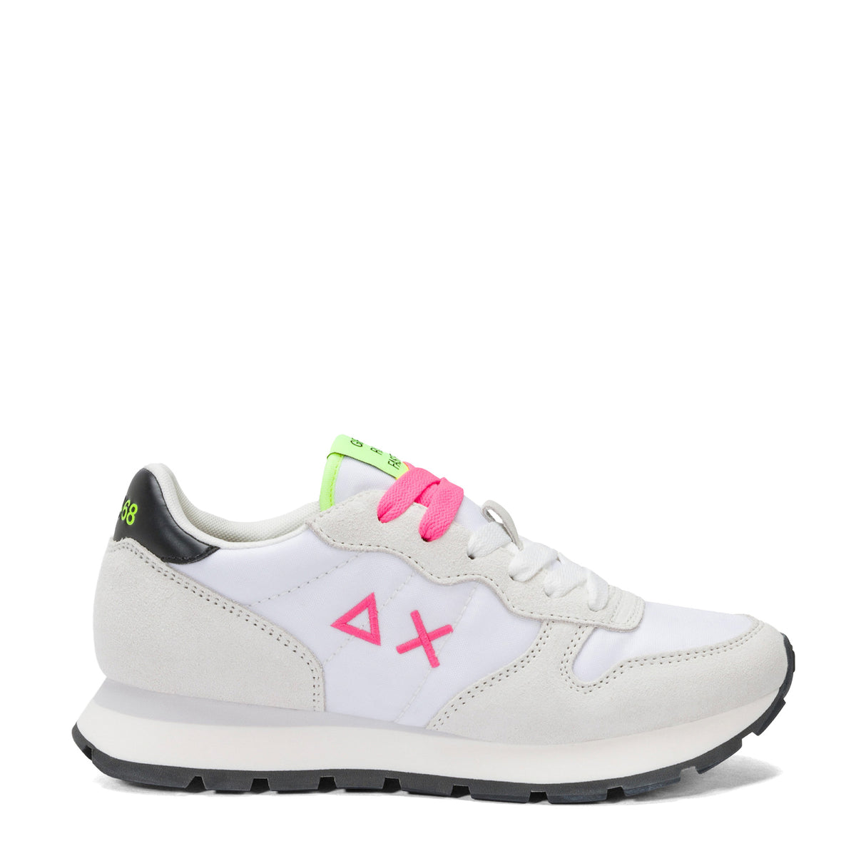 Sneaker SUN 68 ALLY SOLID NYLON - Bianco/Fucsia